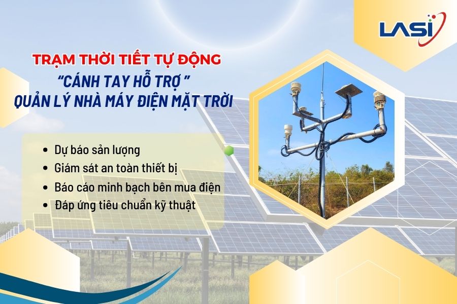Trạm Thời Tiết Tự Động - Quản Lý Nhà Máy Điện Mặt Trời Hiệu Quả