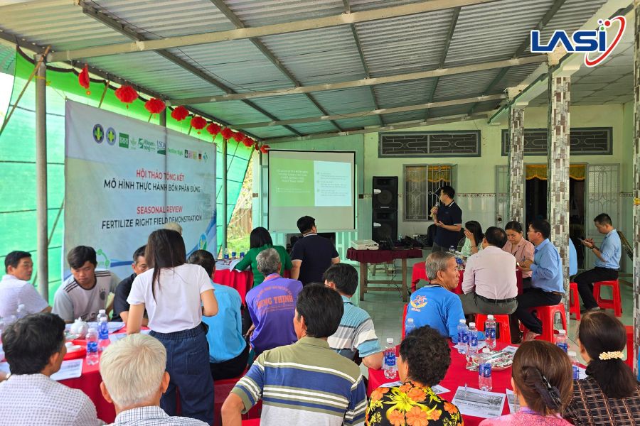 LASI Tham Dự Hội Thảo Tổng Kết Mô Hình Thực Hành Bón Phân Đúng Cách Tại Cần Thơ