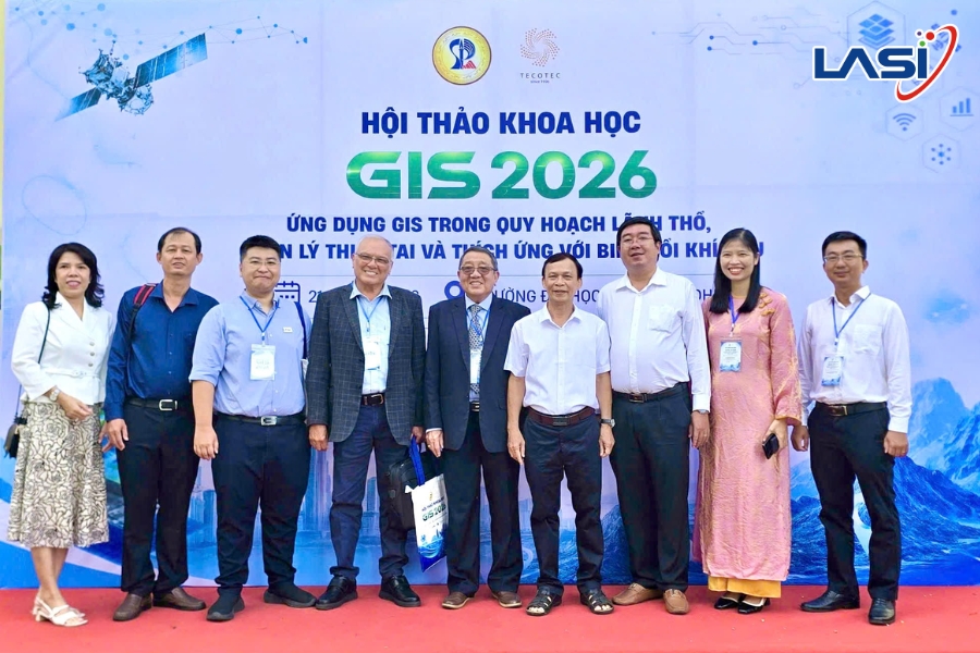 Lasi Tham Dự Hội Thảo Khoa Học Ứng Dụng GIS Toàn Quốc 2026